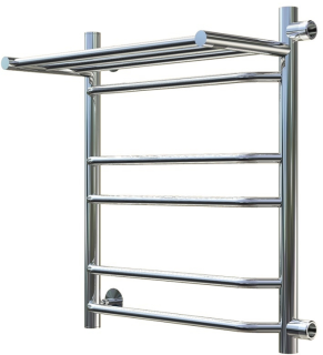 Водяной полотенцесушитель Тругор Браво ПМ 3 П 50x60x40см с полкой правый хром Браво3/ПМ506040Пправ